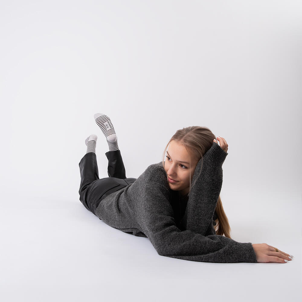 Damen Muster Socken 10 Paar (Modell: Michaela) 10Black 39-42 6/6