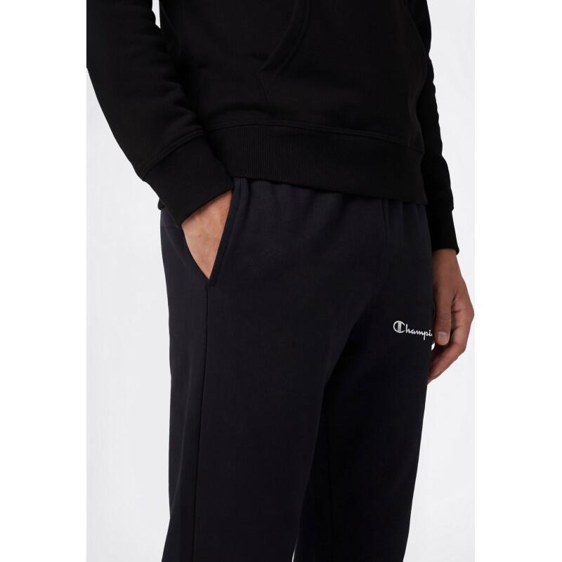 Pantalón Champion Straight Hem Pants 221803-KK001 negro satinado hombre 3/5