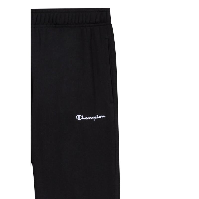 Pantalón Champion Straight Hem Pants 221803-KK001 negro satinado hombre 2/5