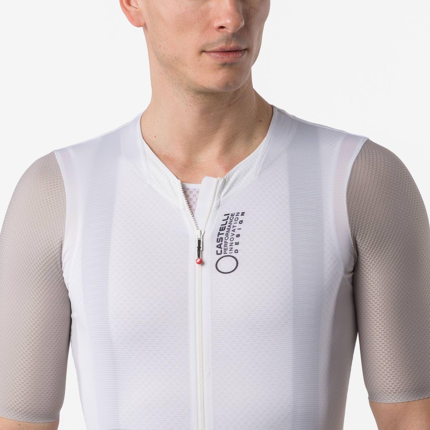 Castelli Corretto Camisola Ciclismo Homem Ivory Clay Black 3/6