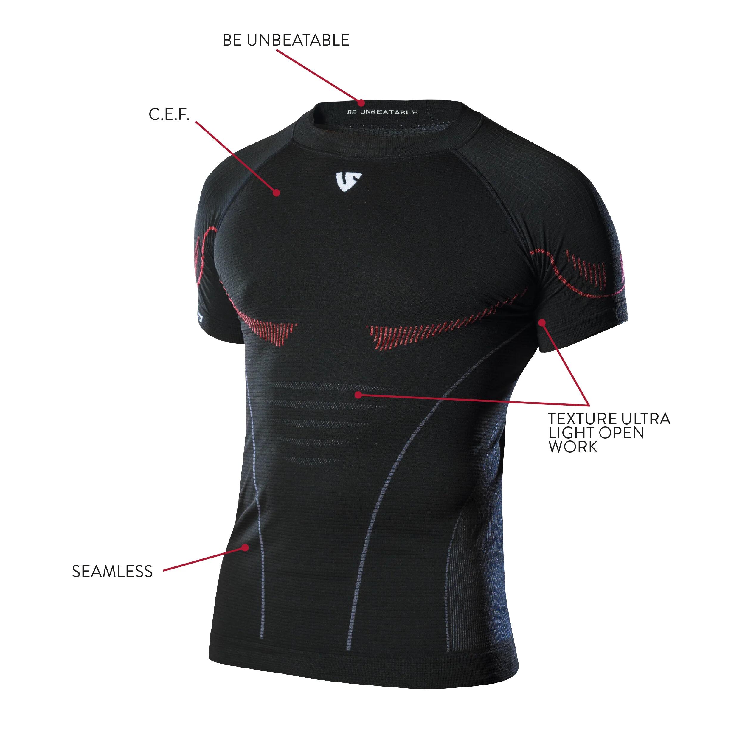 Men's Ultra-Light Short Sleeve Technical Jersey - Black 2/7