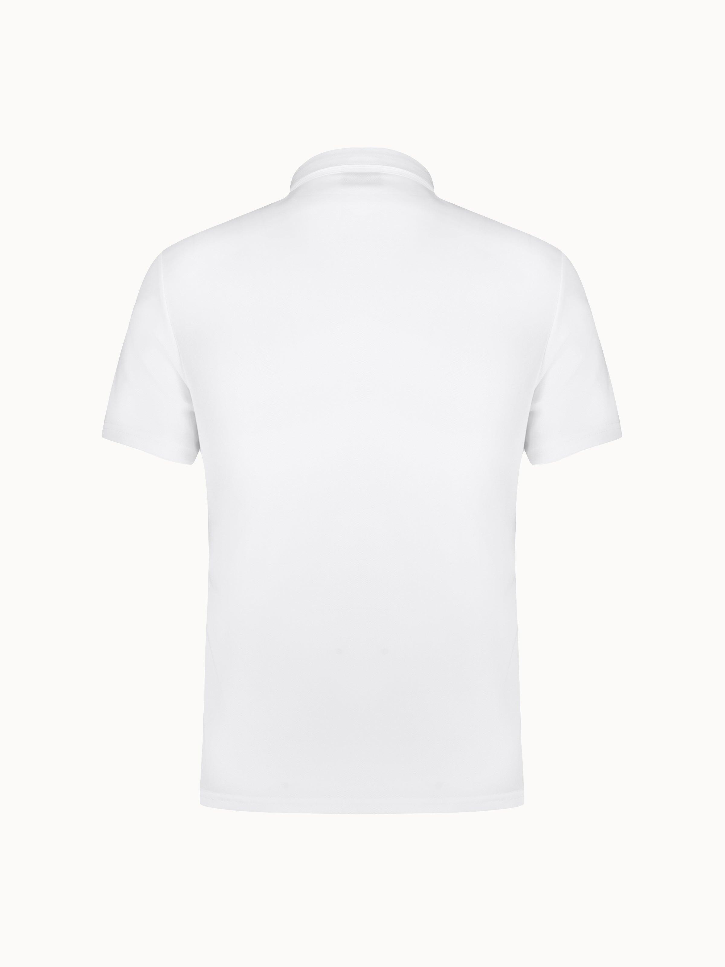 Polo demi-zippé en jersey de coton épais TRICOLORES 2/3