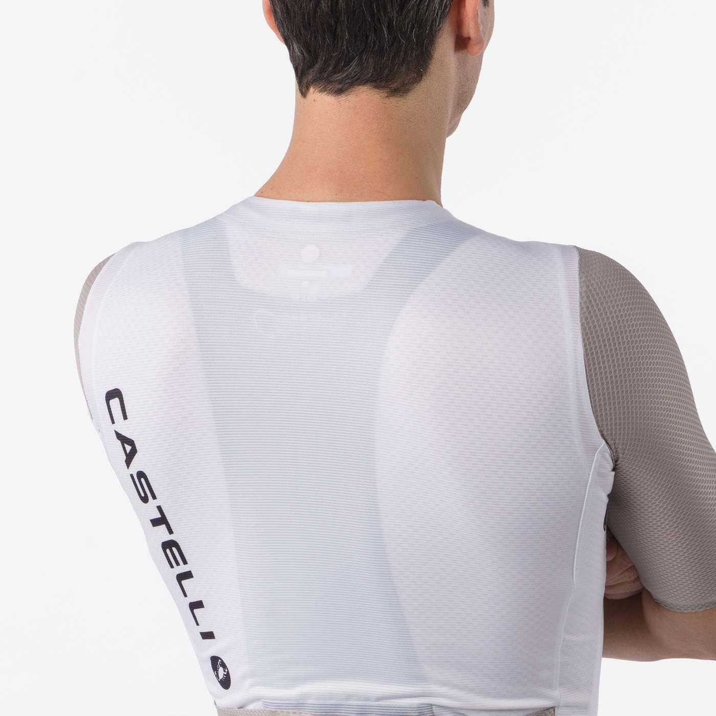Castelli Corretto Camisola Ciclismo Homem Ivory Clay Black 5/6