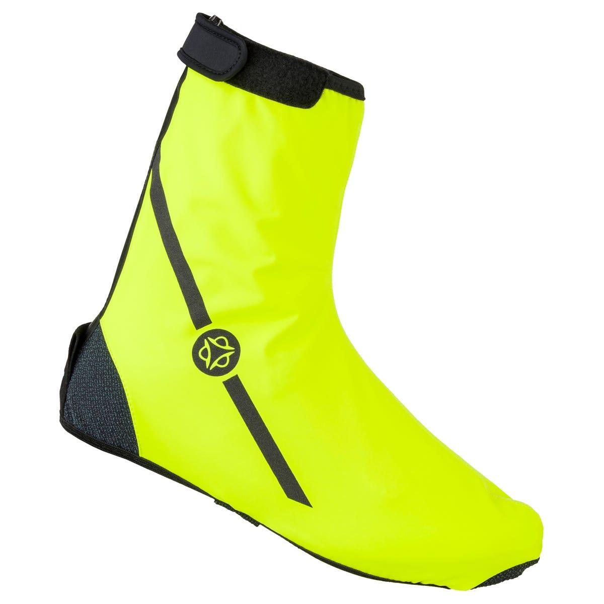 Huse pantofi ciclism impermeabile hi-vis galbene Commuter