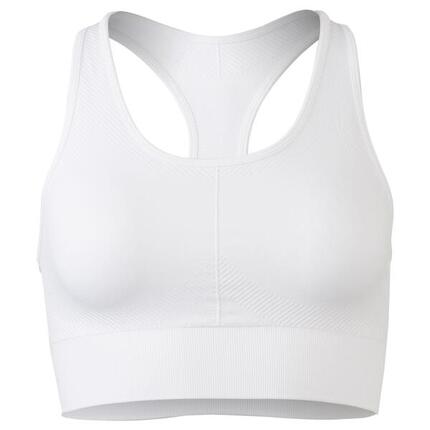 Damen Radsport Sport-BH nahtlos atmungsaktiv Schwarz