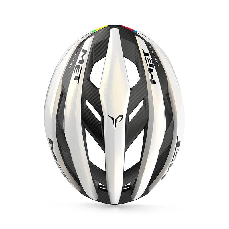 MET Fietshelm Trenta 3K Carbon MIPS UCI WC II Rainbow 3/3