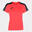 Maillot manches courtes Fille Joma Academy iii corail fluo noir