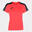 Maillot manches courtes Femme Joma Academy iii corail fluo noir