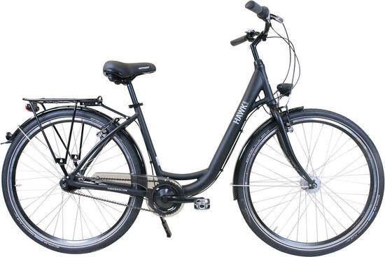 HAWK City Wave Easy Fahrrad Black 7-Gang 26 Zoll