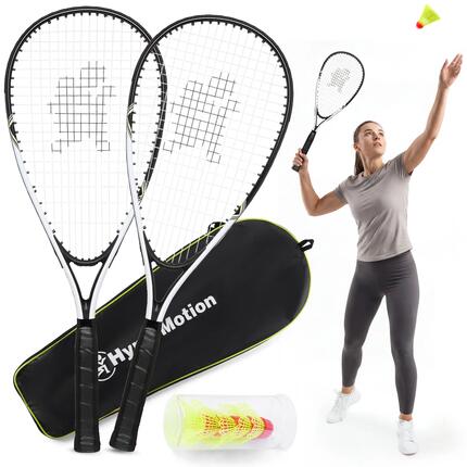 Crossminton HyperMotion Set 2 Schläger 59 cm 5 Volants 8 Hütchen