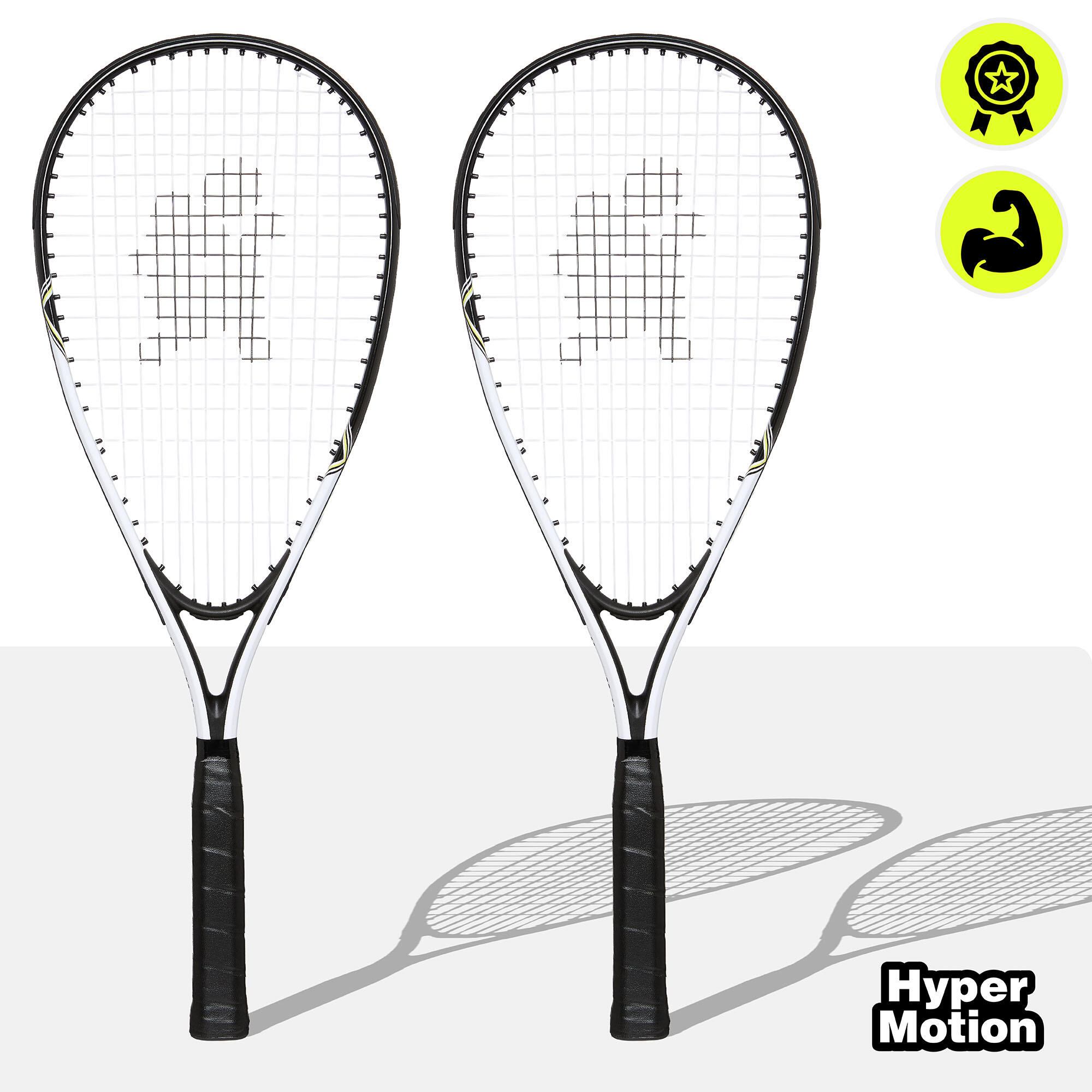 Hypermotion Crossminton Speed Badminton-set 2 rackets 59 cm 5 volants EN71 4/7