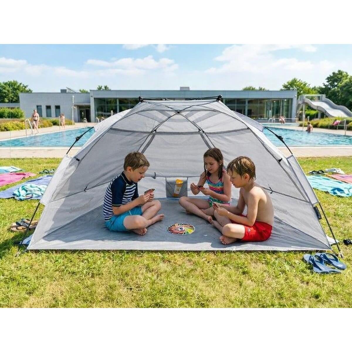 Strandtent Skal Quick-Start - Schuiltent - Zonnescherm - UV-bescherming 80+ 5/7