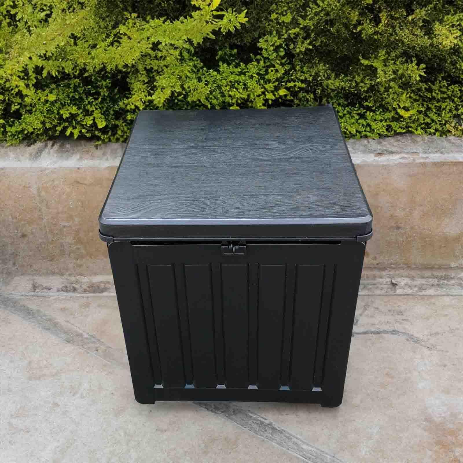 Baúl de Resina para Exterior Gardiun Soften Small 42,8x42,8x46,4 cm 76 litros 5/5