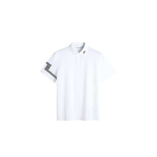 J. Lindeberg Health Polo polo da golf da uomo bianco