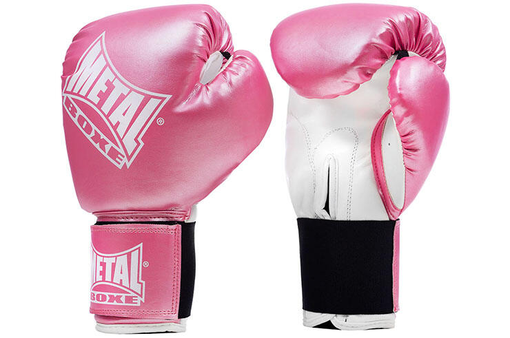 Gants de Boxe Initiation Velcro - PB480, Metal Boxe - 10 Oz - Camo Gris 1/1