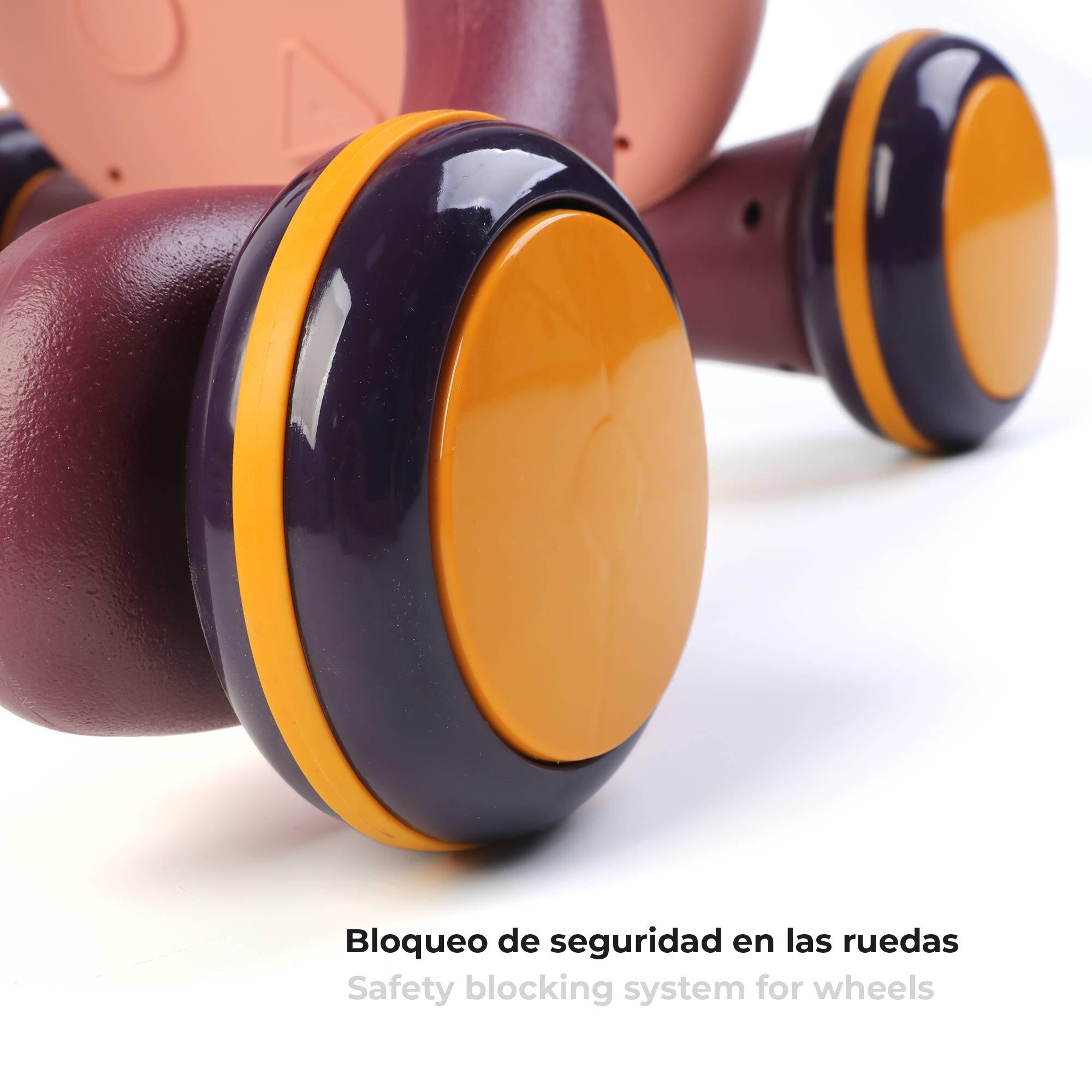 Andador para Bebés Robincool Baby Walker 43x45x52 cm Primeros Pasos con Bloqueo 3/5