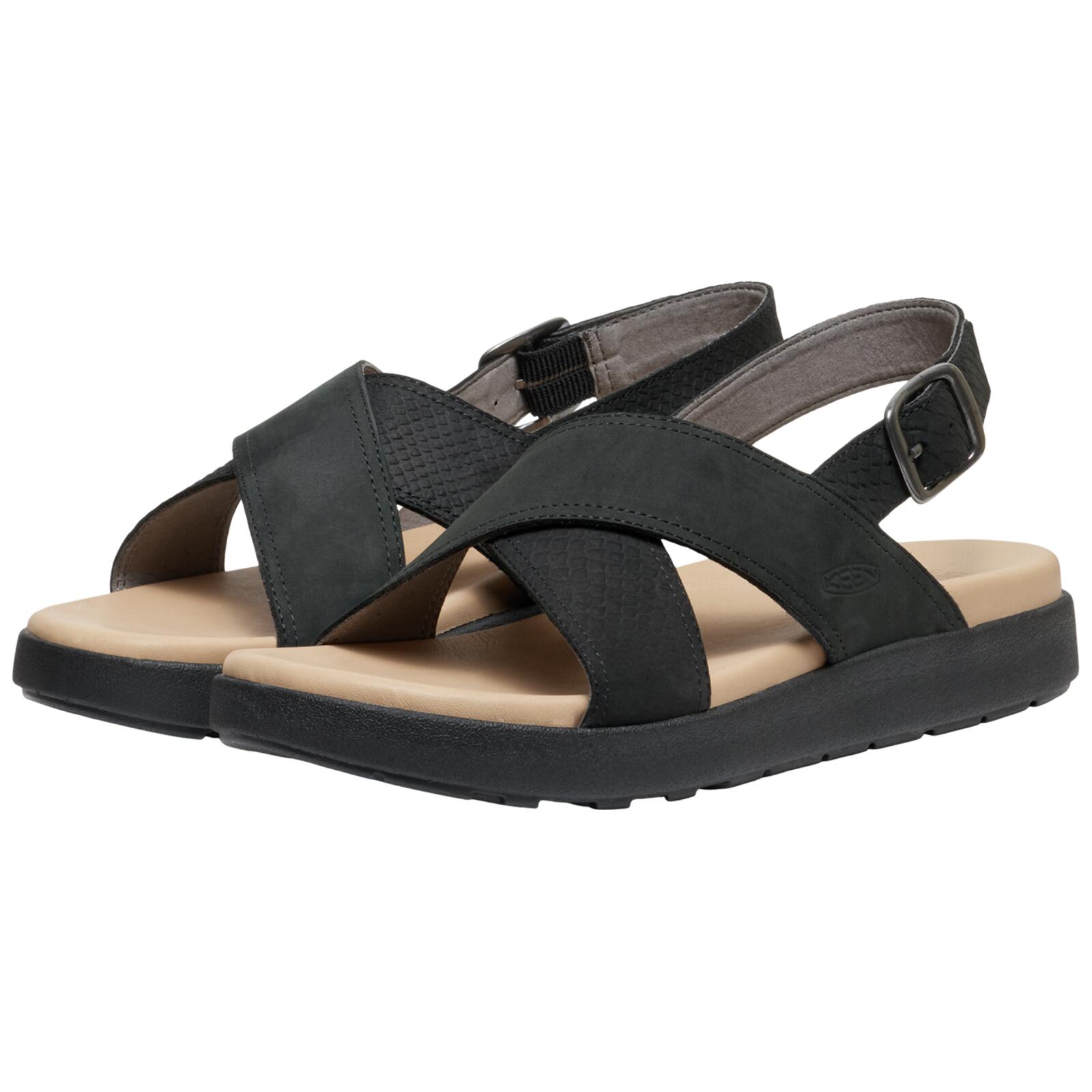 KEEN Dames Leren Sandalen KE-1030522 Zwart 3/3