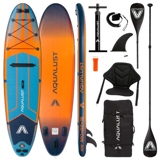iSUP gonflable 10.6 320 cm avec pagaie kayak et siège kayak