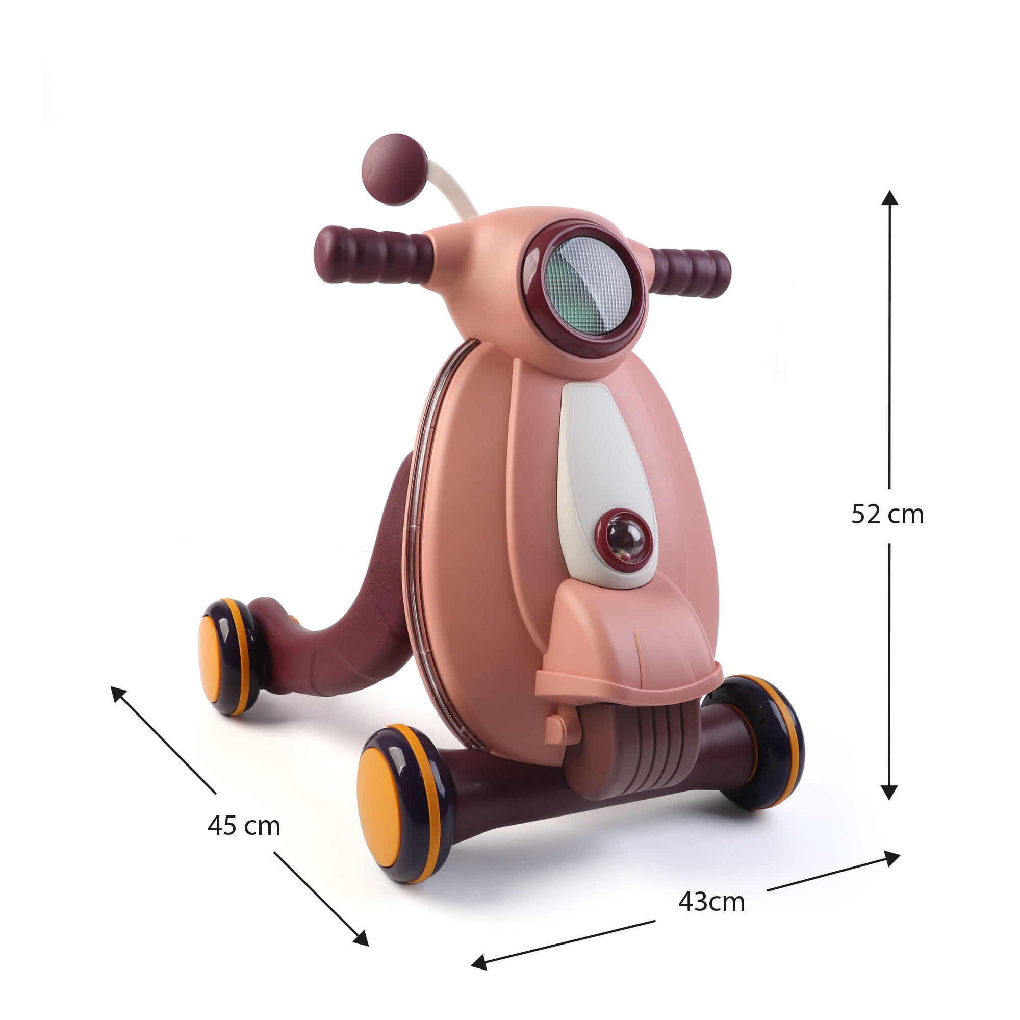 Andador para Bebés Robincool Baby Walker 43x45x52 cm Primeros Pasos con Bloqueo 4/5