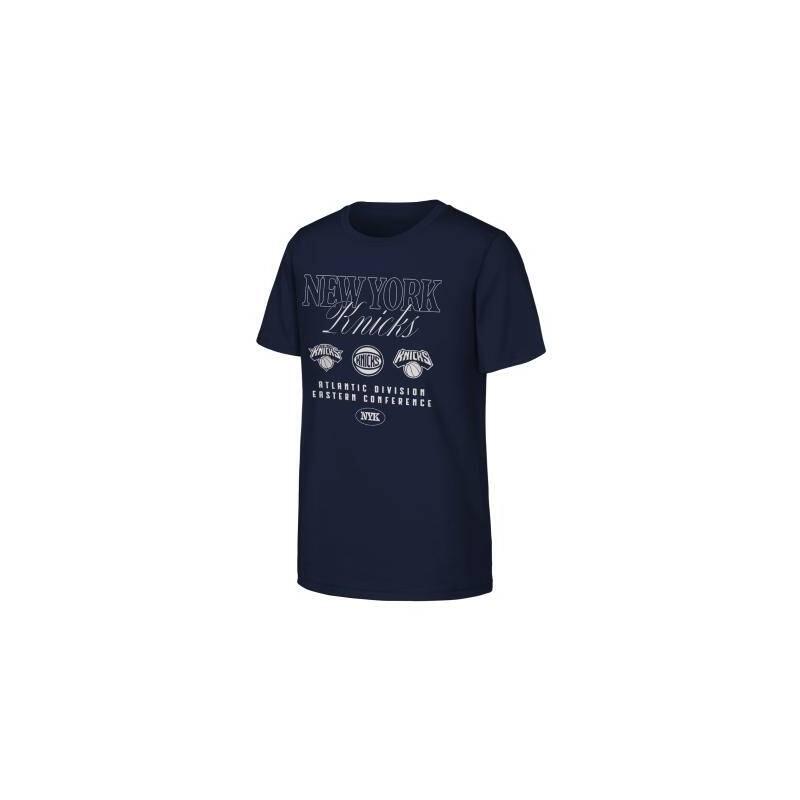 T-shirt NBA New York Knicks Outerstuff Bleu marine pour enfant 1/1