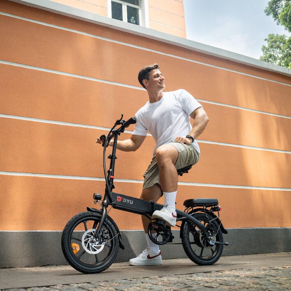 Skládací elektrické kolo pro dospělé s  A1F Pro baterií 36V7,5Ah，16"pneumatikami 7/7