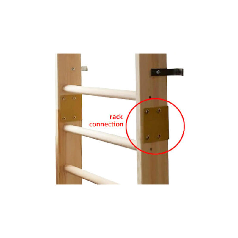 Kinder Wood scara de gimnastică alb UE