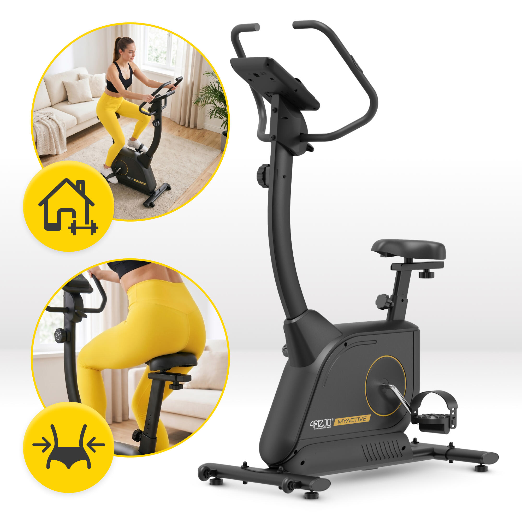 Rower stacjonarny pionowy do ćwiczeń w domu MY-ACTIVE 4FIZJO 7/7