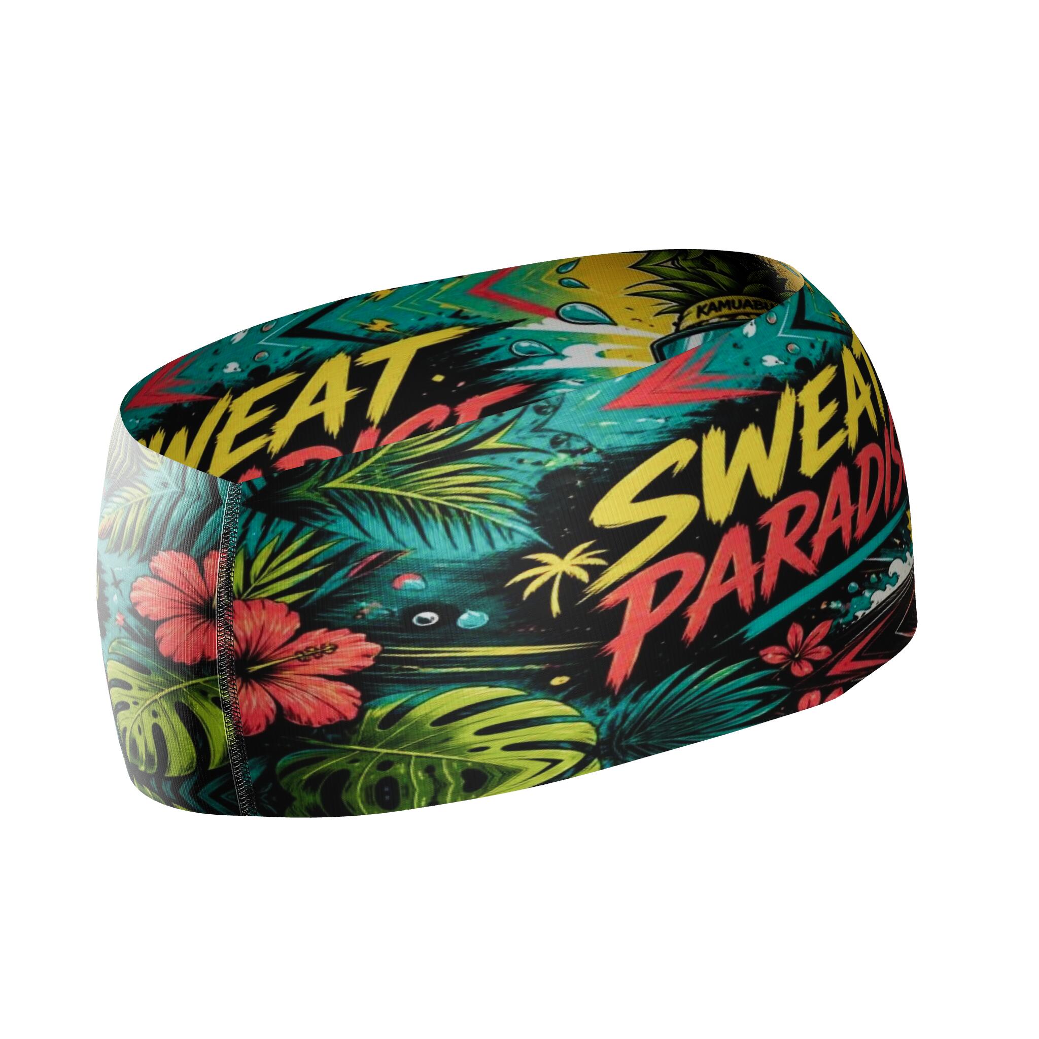 Bandeau de course Elite SWEAT PARADISE - Sin Costuras y Reversible 2 EN 1 3/5