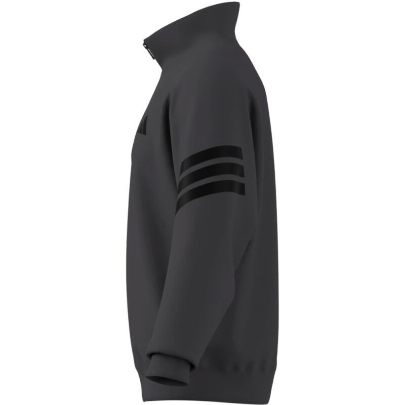 Adidas felpa con zip grigia uomo KD5235 2/4