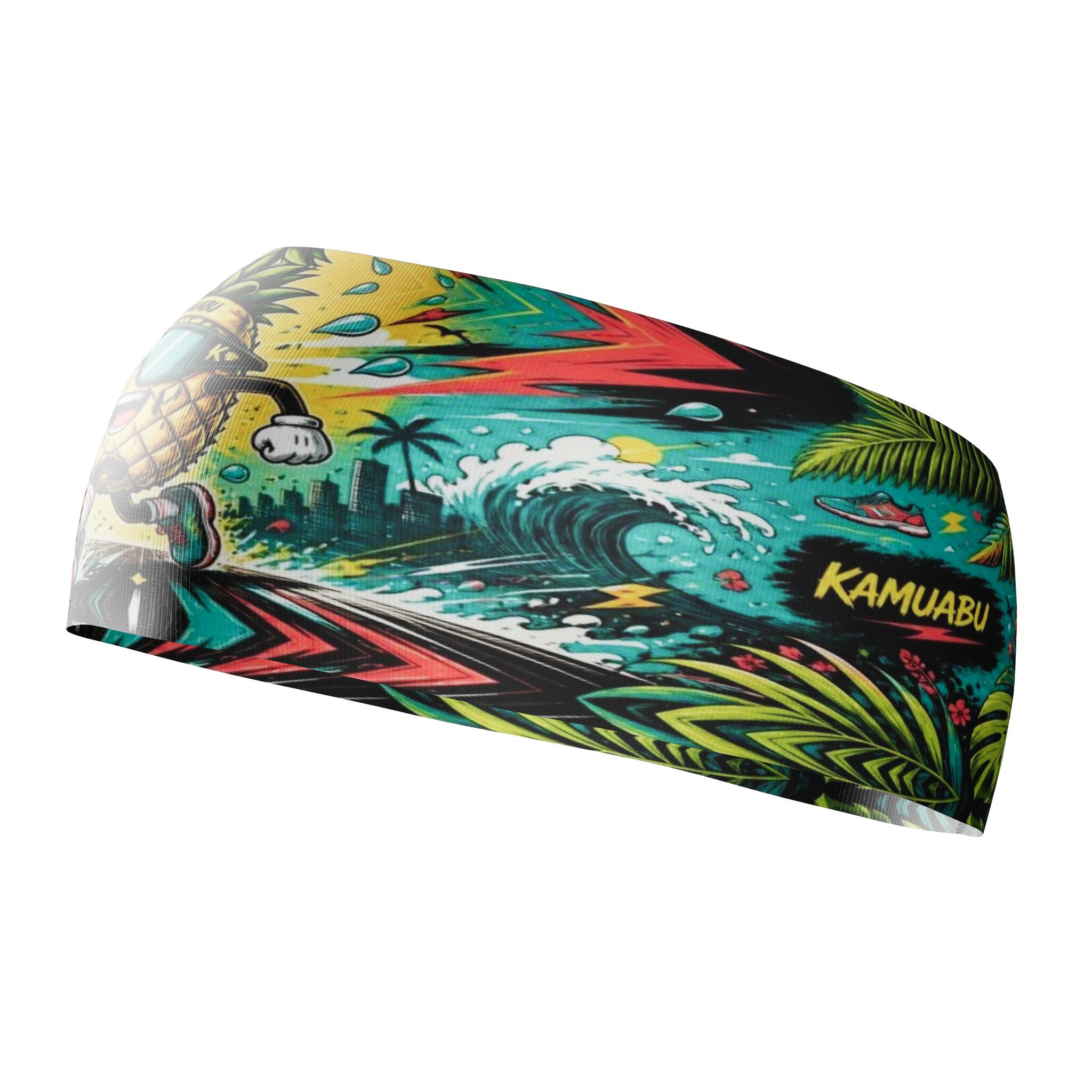 Bandeau de course Elite SWEAT PARADISE - Sin Costuras y Reversible 2 EN 1 5/5
