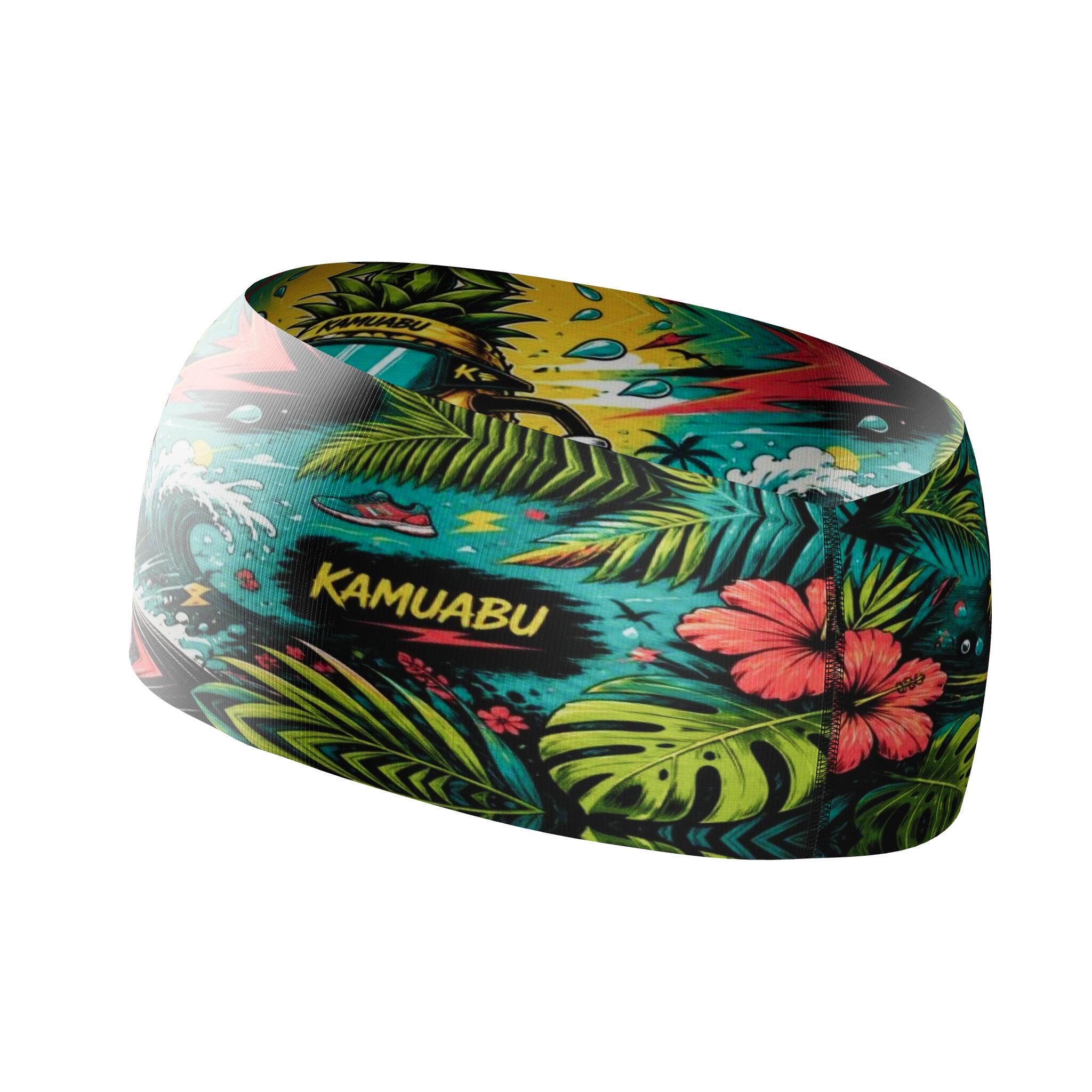Bandeau de course Elite SWEAT PARADISE - Sin Costuras y Reversible 2 EN 1 4/5