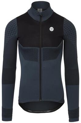 Heren fietsshirt lange mouwen thermisch windbestendig seamless