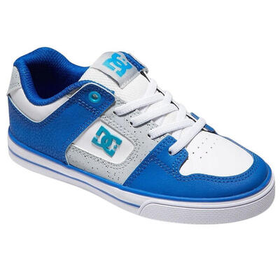 Scarpe da ragazzo Dc Shoes Pure Elastic in pelle per la città blu