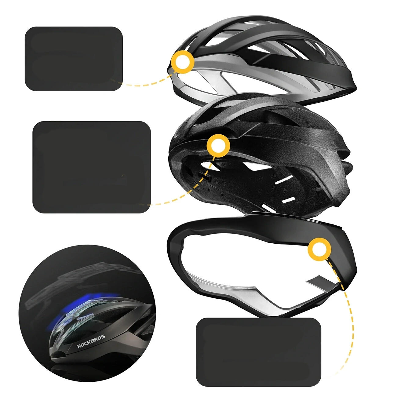 Casco da bicicletta regolabile 3/7
