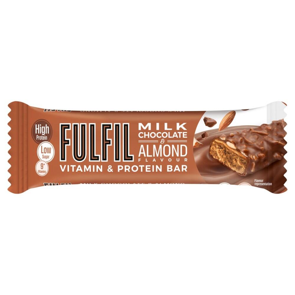 Fulfil Vitamin & Protein Bar - 55 g x15 Milk Chocolate Almond