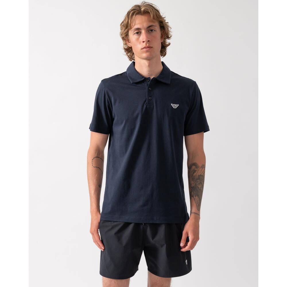 Mens Training Polo Shirt Eagle Logo