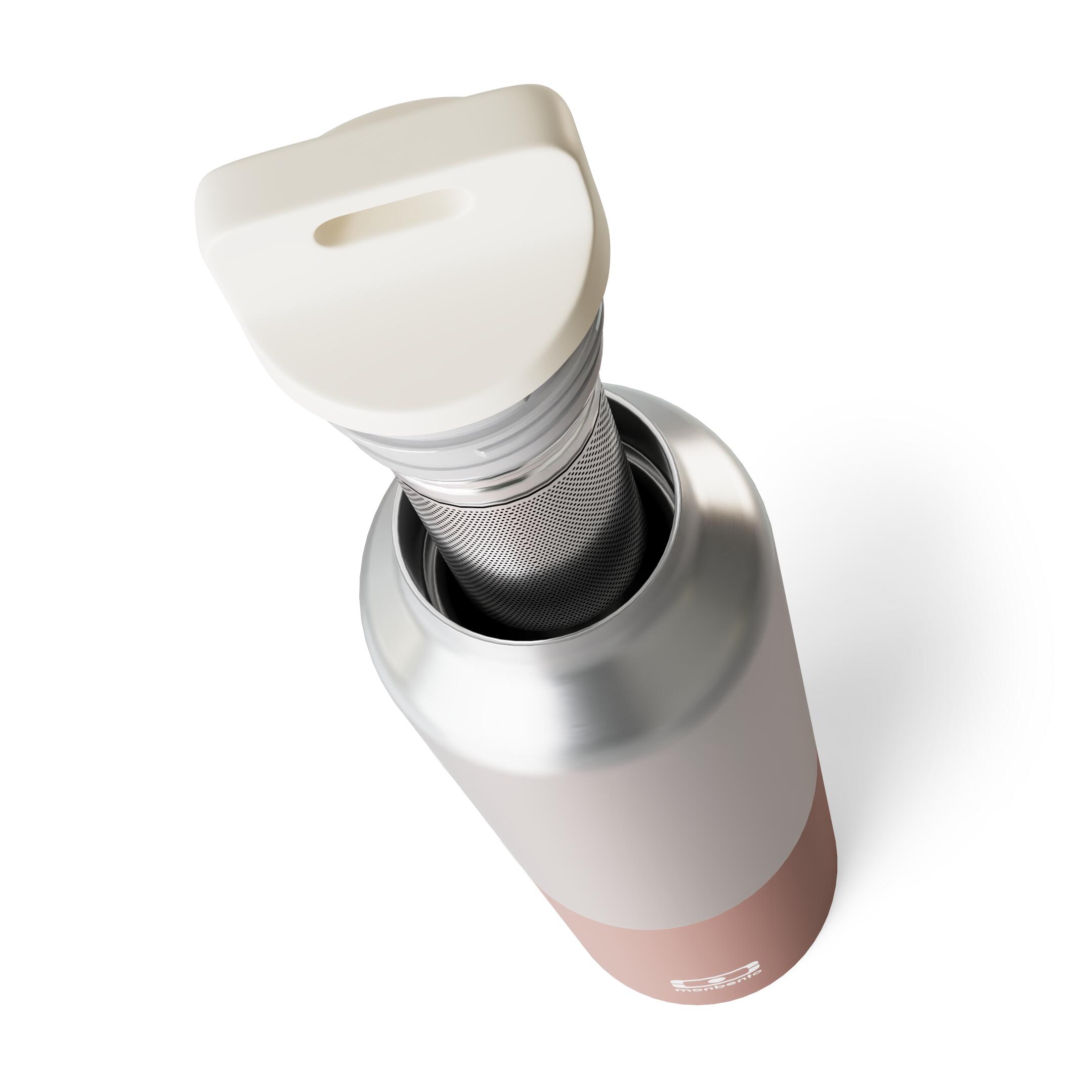 Gourde isotherme avec infuseur et dragonne 500ml|Adulte|Steel 4/5