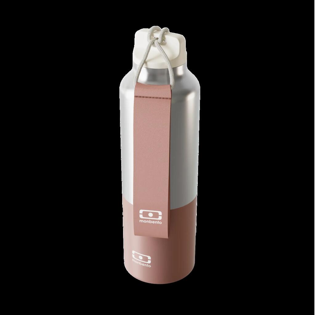 Insulated Bottle with Tea Strainer and Strap, 500 ml | Adults | Steel