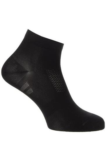 Chaussettes vélo basses respirantes Essential 9 cm noires