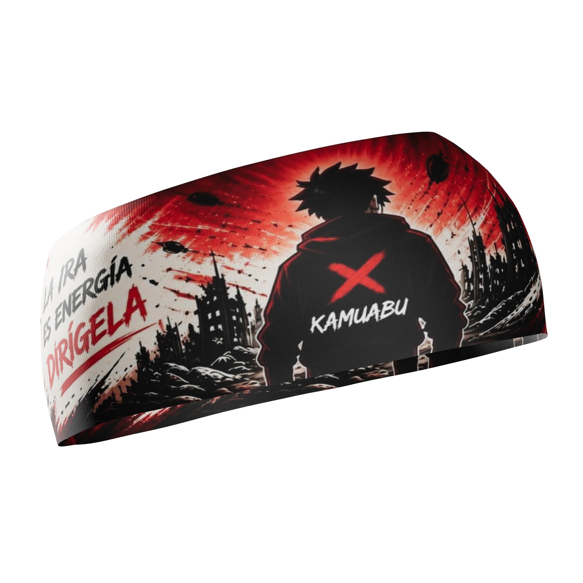 Bandeau de course Elite LA IRA ES ENERGÍA - Sin Costuras y Reversible 2 EN 1 3/5