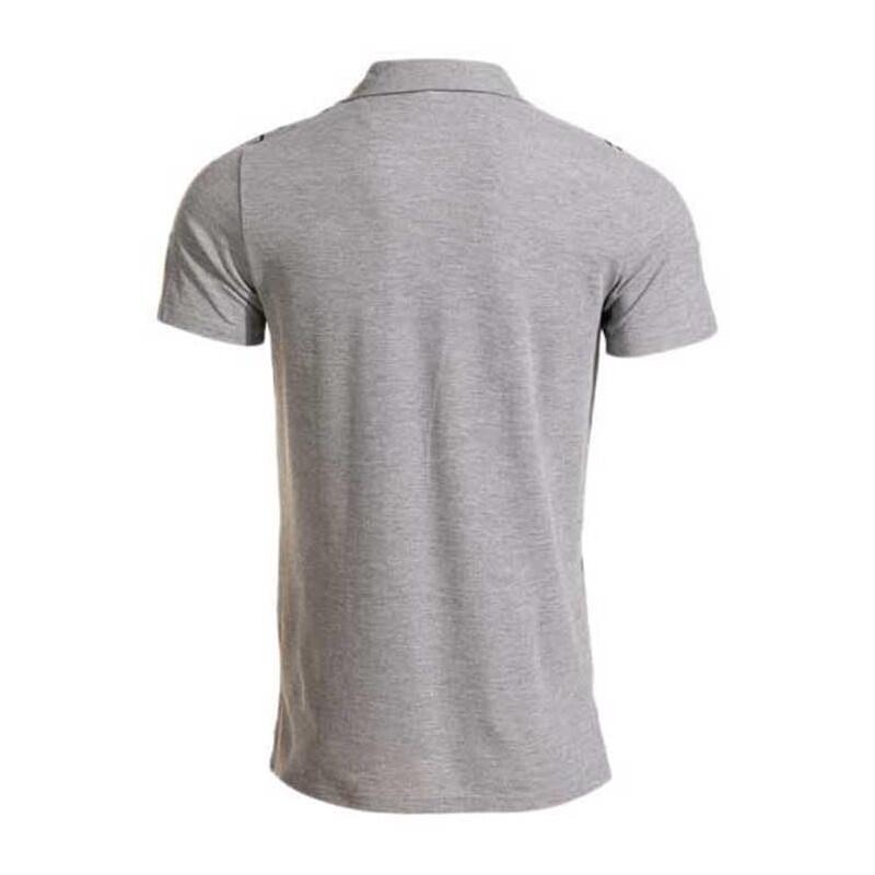Polo - Niño - Manga corta piqué algodón - Gris Melange 3/5