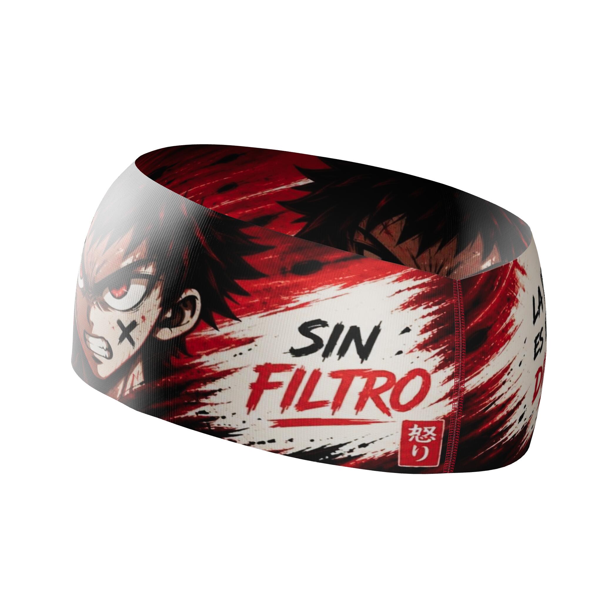 Bandeau de course Elite LA IRA ES ENERGÍA - Sin Costuras y Reversible 2 EN 1 5/5