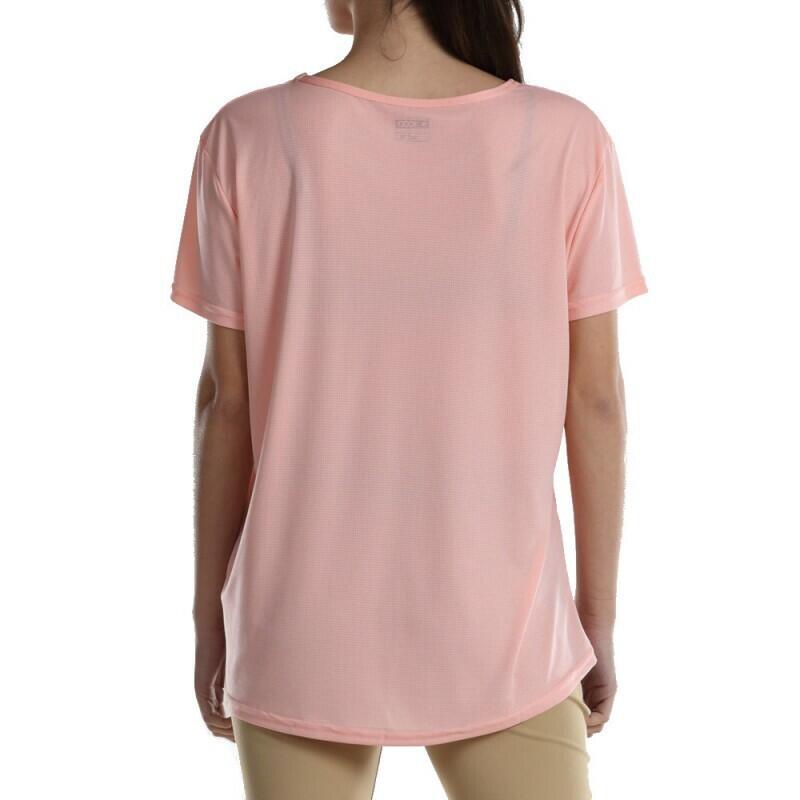 Camiseta técnica +8000 Nechys rosa mujer - trekking 2/2