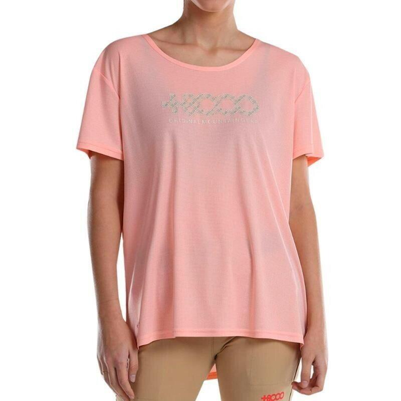Camiseta técnica +8000 Nechys rosa mujer - trekking 1/2
