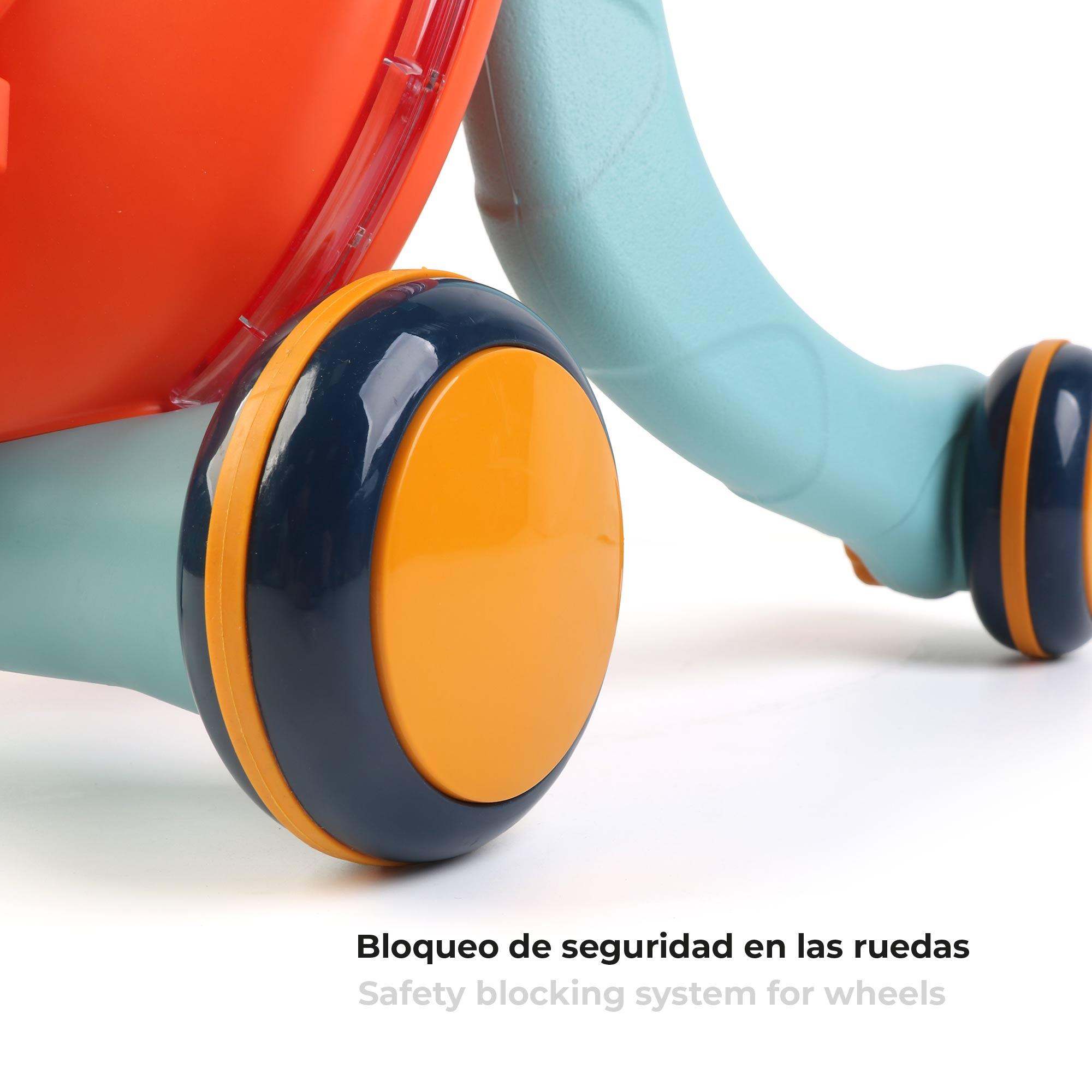 Andador para Bebés Robincool Baby Walker 43x45x52 cm Primeros Pasos con Bloqueo 3/5