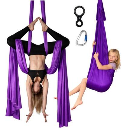2 w 1 - szarfa aerial, hamak akrobatyczny szerokość 260 cm, LOW STRETCH