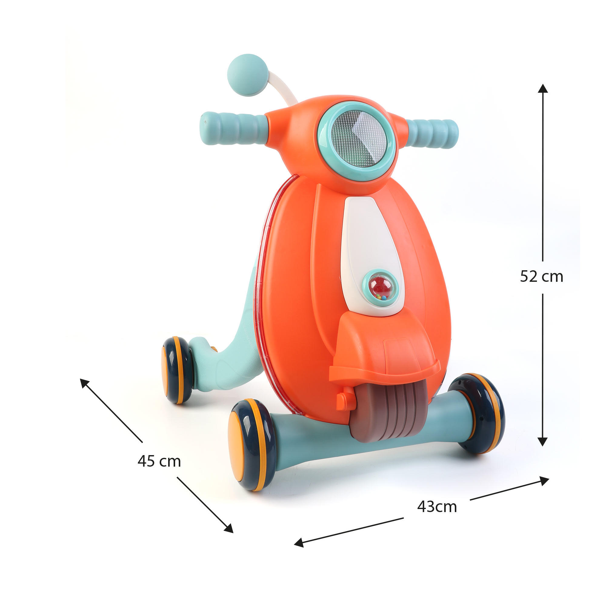 Andador para Bebés Robincool Baby Walker 43x45x52 cm Primeros Pasos con Bloqueo 4/5