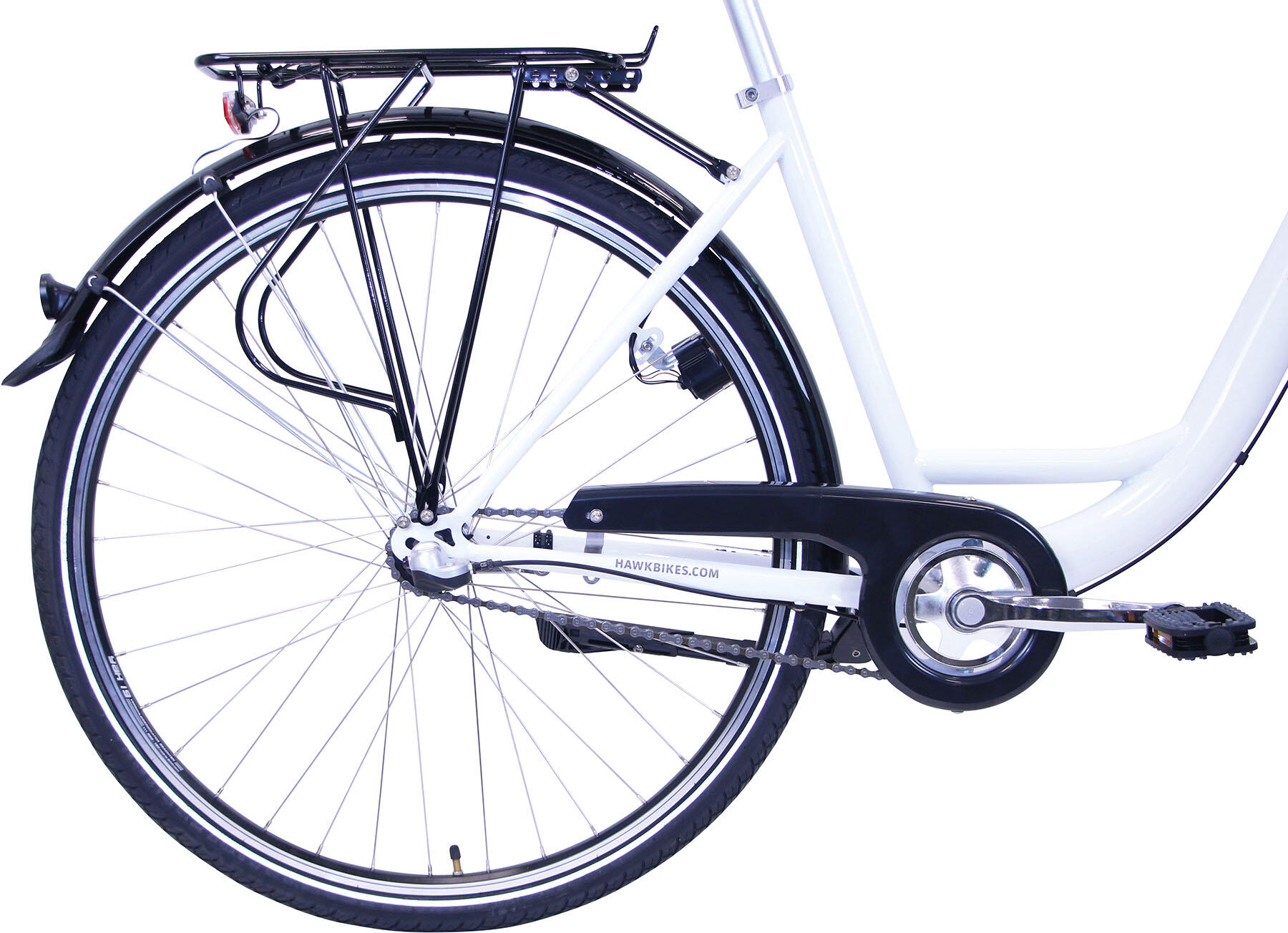 HAWK City Wave Premium Fahrrad White 28 Zoll 3-Gang 3/4