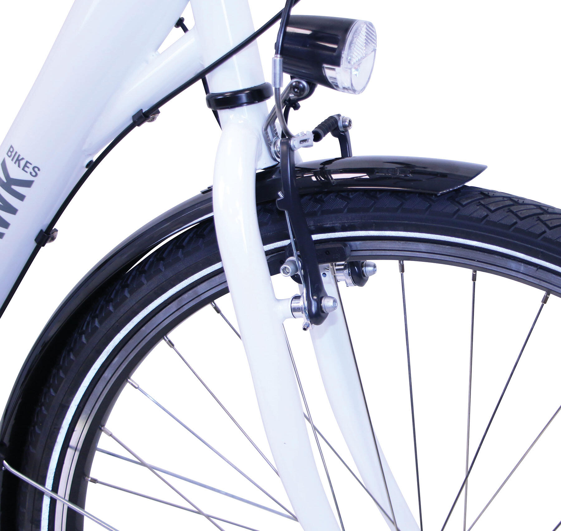 HAWK City Wave Premium Fahrrad White 28 Zoll 3-Gang 2/4