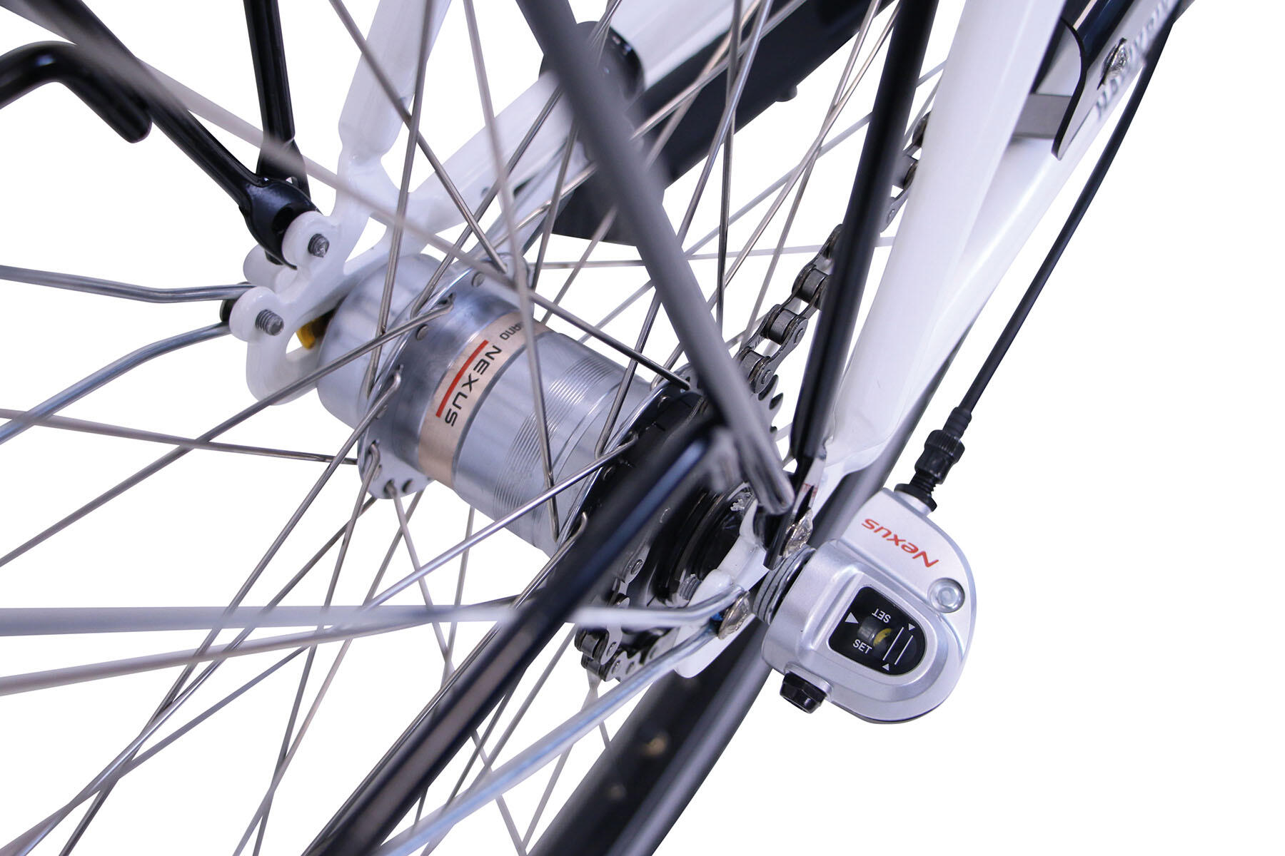 HAWK City Wave Premium Fahrrad White 28 Zoll 3-Gang 4/4